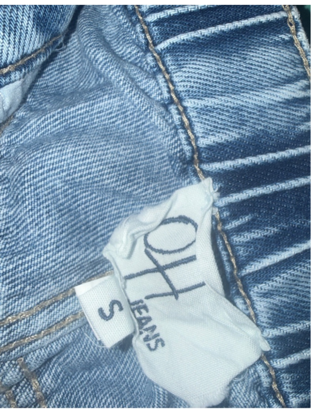 Oli &Hali Blue Silver Distressed Star Flare Jeans - Picture 5 of 5